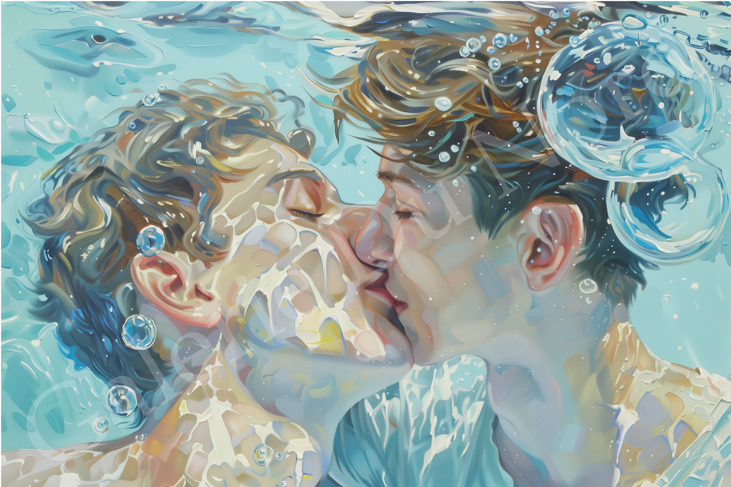 Underwater Romance (Canvas)